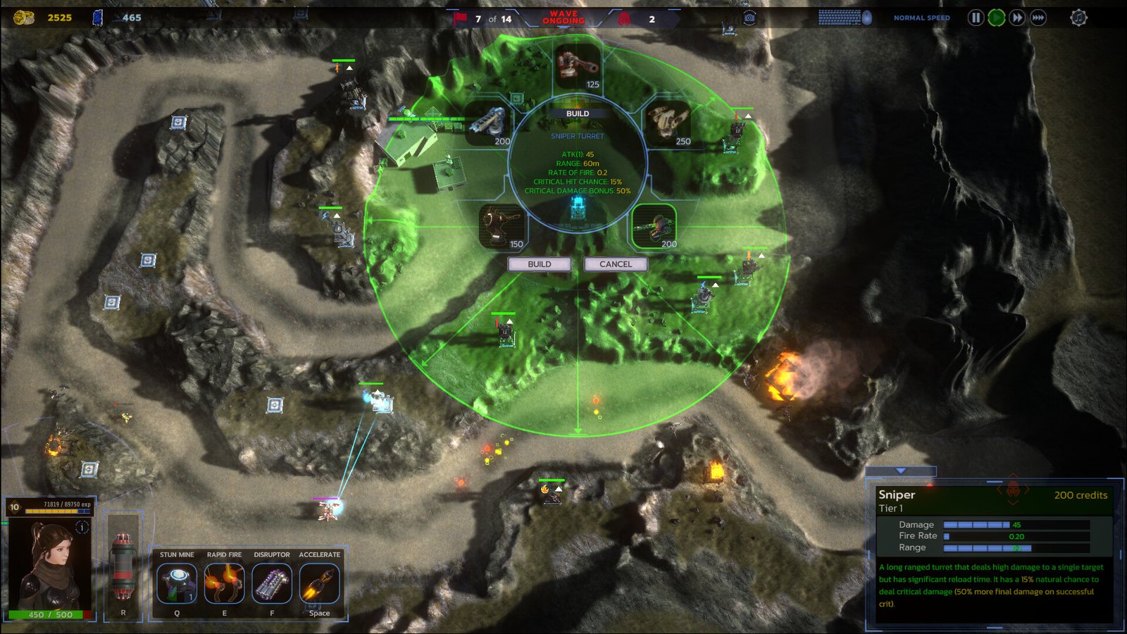 Decimation tower construction